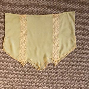 Vintage tap pants “dove” pale green XL lingerie
